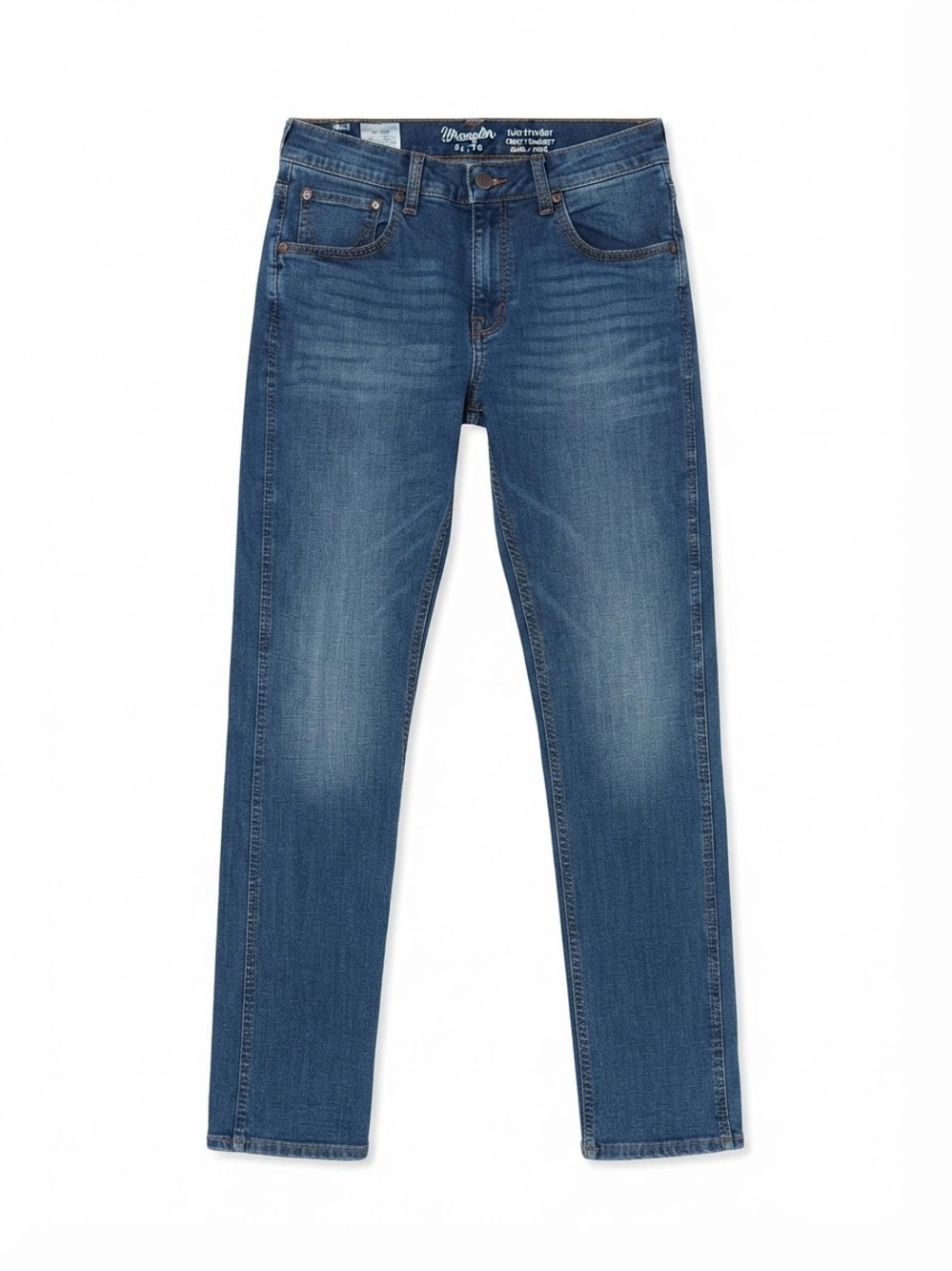Wrangler Retro Slim Straight Denim Jeans 29x32 Blue Wash